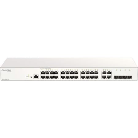 D-Link NUCLIAS CLOUD-SMART + SWITCH 24 GIGABIT PORT WITH 1Y LICENSE IN DBS-2000-28
