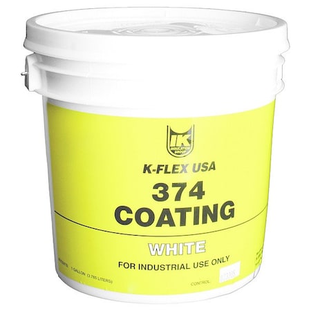 K-Flex Usa Protective Coating, White 800-374-GAL