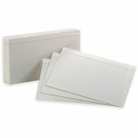 Tops Business Forms Oxford, Ruled Index Cards, 5 X 8, White, 100PK 51