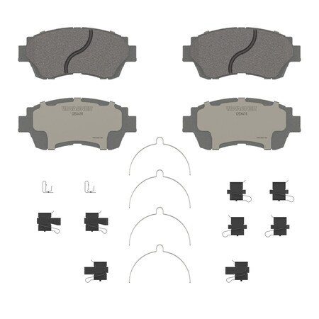 Wagner Brake OEX Front Disc Brake Pad Set Premium Ceramic,  OEX476