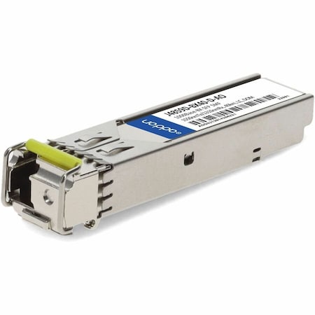 Add-On HP COMPATIBLE TAA 1000BASE-BX SFP TRANSCEIVER (SMF, 1550NMTX/1310NMRX, 40KM, LC, J4859D-BX40-D-AO