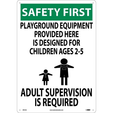 Nmc Safety First Adult Supervision Sign, SF61AC SF61AC