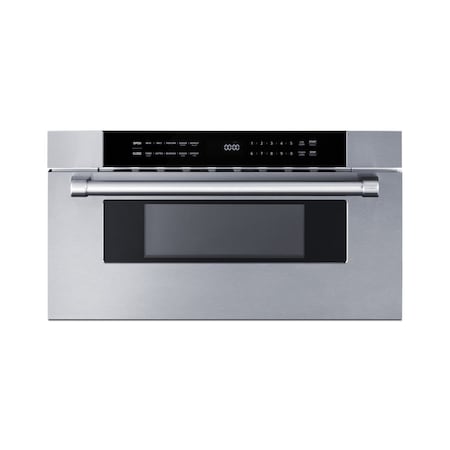 Summit 30in Wide Built-In Drawer Microwave MDR30SS