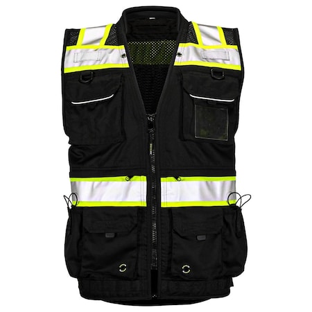 Dome75 OMNI Series Enhanced Visibility Heavy Duty Utility Vest with ProPocket LG OV8783