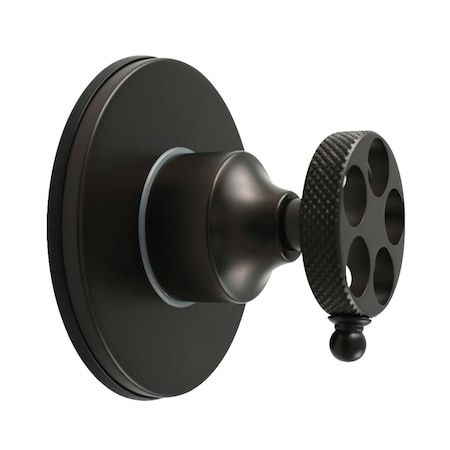 Kingston Brass Single-Handle Three-Way Diverter Valve with Round Trim Kit, Oil Rubbed Bronze KS3035RKX