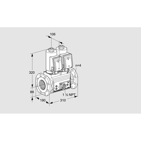 Honeywell Kromschroder VCS7T80A05NNQSRE/PPVP/PPPP KS88204940