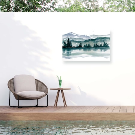 Trademark Fine Art Outdoor Canvas Art Katrina Pete Northwest I Wall Art for Patios, or Gardens WAP32008-OC1624WR