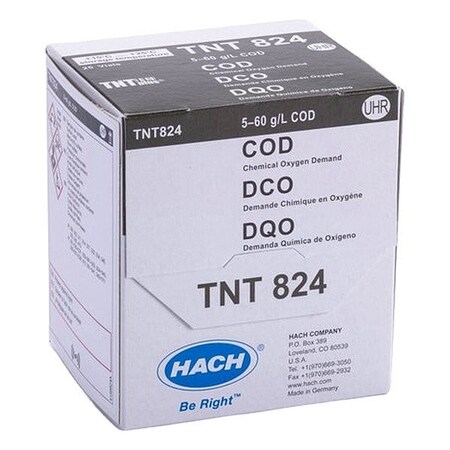 Hach Chemical Oxygen Demand Vial Test, Vial TNT824