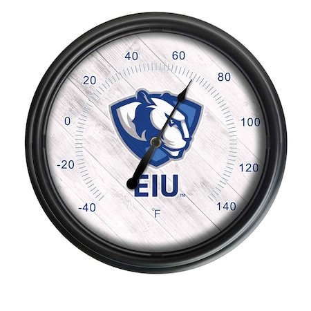 Holland Bar Stool Co Eastern Illinois University Indoor/Outdoor LED Thermometer ODThrm14BK-08EastIL