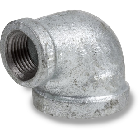 Usa Industrials Pipe Fittings - Galvanized Malleable Iron - Class 150 - Reducing Elbow - 2-1/2in x 2in NPT Female ZUSA-PF-20787