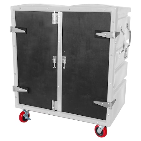 Myton Industries Security Transfer Truck, 34 cubic ft., WHT, Caster Width: 2" RTC-4829H6SP WH