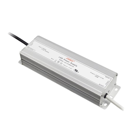 Beyond Led Technology LED Power Supply, 150 Watt, 12 Volt DC, IP67, JLV-12150KA-US, UL Listed 156673