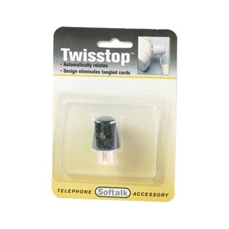 Softalk Phone Adapter - 1 x RJ-11 Phone Male - 1 x RJ-11 Phone Female - Black - 1 SOF1501