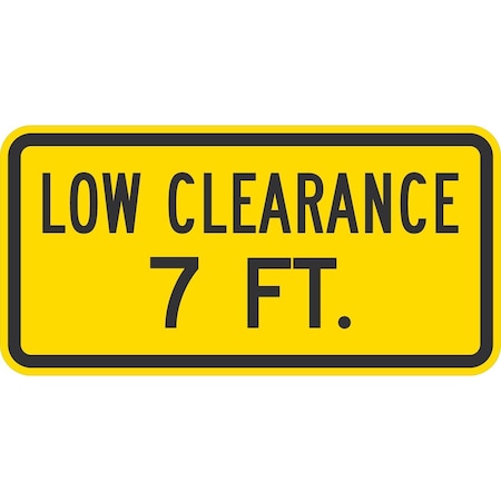 Lyle Low Clearance 7 FT., 24x12, Engineer Grade, Yellow G-11593-EG_24x12