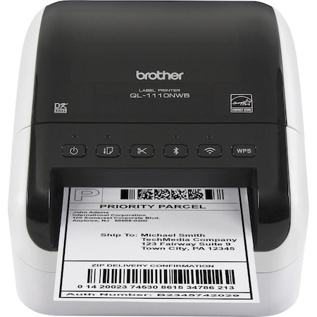 Brother Desktop Printer, Single Color QL1110NWB