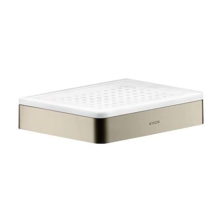 Axor Universal SoftSquare Soap dish in Polished Nickel 42803830