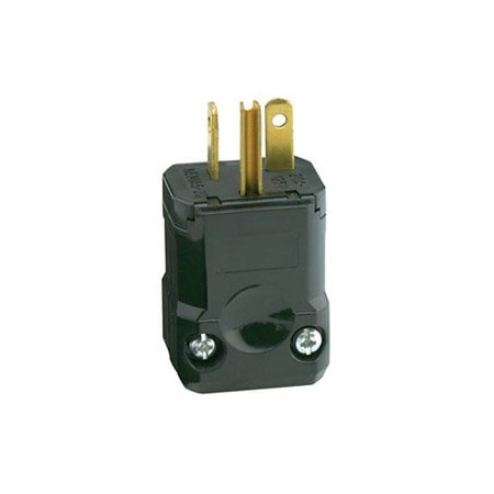 Leviton Industrial Grade Plug 20 Amp, 125 Volt 5356-VB