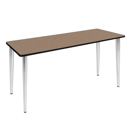 Regency Kahlo Training Seminar Table, 72 in W, 24 in L, Noble Oak MTPL7224NOCM