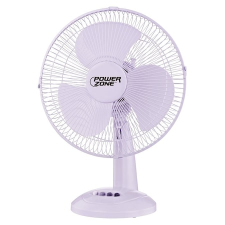 Powerzone PowerZone FT-30 Oscillating Table Fan, 3-Speed FT-30