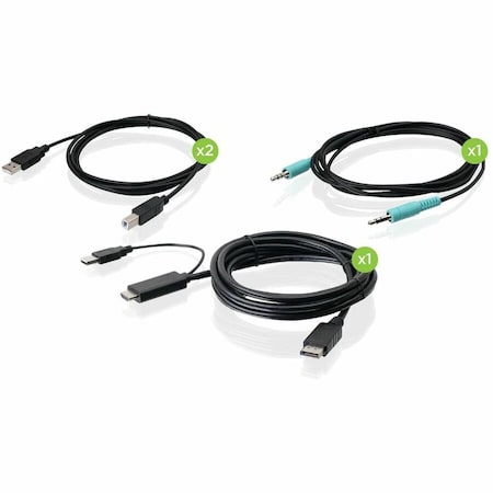 Iogear DisplayPort/HDMI Audio/Video Cable - 6 ft DisplayPort/HDMI A/V Cable for Audio/Video Device G2L8902UN