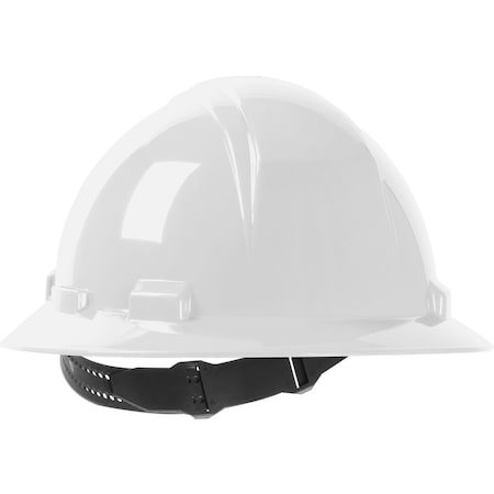 Dynamic Full Brim Hard Hat with HDPE Shell, 4-Point Textile Suspension and Pin-Lock Adjustment 280-HP641-01