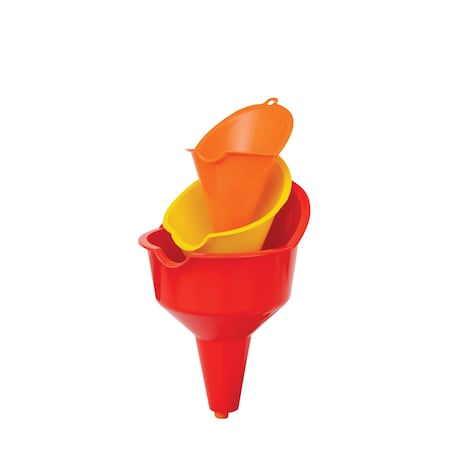 Groz Usa Groz 3 Pice Funnel Set; Quick Fill, Radiator, and Multipurpose Funnels FNL/3ST