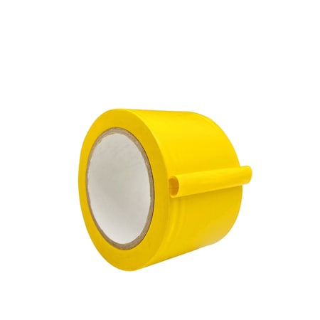 Wod Tape Floor Marking Tape, PVC, Yellow, 3 inch (72mm) W., 5 mil Thickness, 16 PK WOD VTC605-03000-16-60-YEL