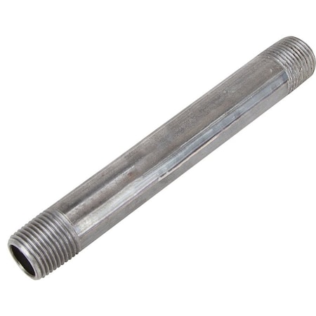 Southland Prosource Pipe Nipple, 12 in, Male, Steel, SCH 40 Schedule, 212 in L 1/2X21/2B