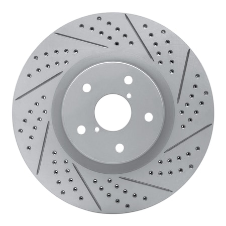 Dynamic Friction Co DFC Geoperformance Rotor - Drilled and Slotted 830-13016R