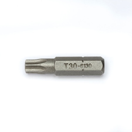 Genius Tools 1/4in Hex Shank, T 30 Star Screwdriver Bit 30mmL 6130