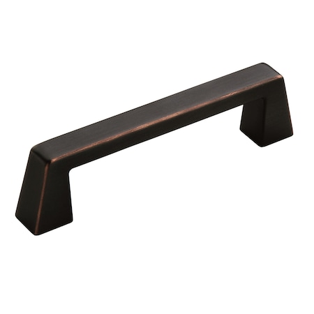 Amerock Blackrock 3-3/4 in 96 mm Center-to-Center Oil-Rubbed Bronze Cabinet Pull BP55276ORB