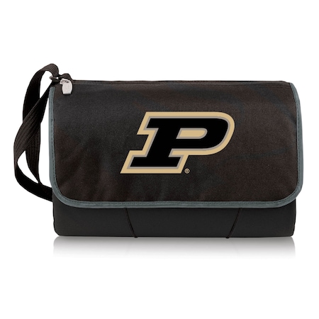 Picnic Time Family Of Brands NCAA Purdue Boilermakers Blanket Tote Outdoor Picnic Blanket - Beach Blanket 820-00-175-514-0