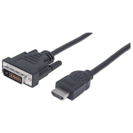 Manhattan 6 FT HDMI M/DVI-D/M, DUAL LINK 372503