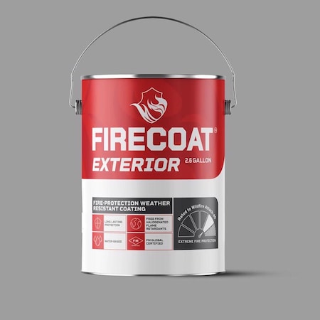 Firecoat Gray Low Sheen Water-Based Primer 2.6 gal FCT0005