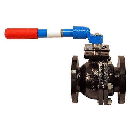 American Valve Cast Iron Flanged- Full Port Ball Valve 125# 4000 6''