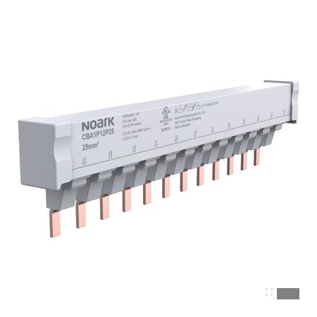 Noark Comb busbar UL489 - 1002705 - 57P - 480Vac - 18mm pitch - 25mm2 CBA1P57P25