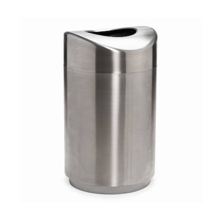 Rubbermaid Commercial ECLIPSE OPEN TOP 30 GAL STAINLESS STEEL FGR2030SSPL