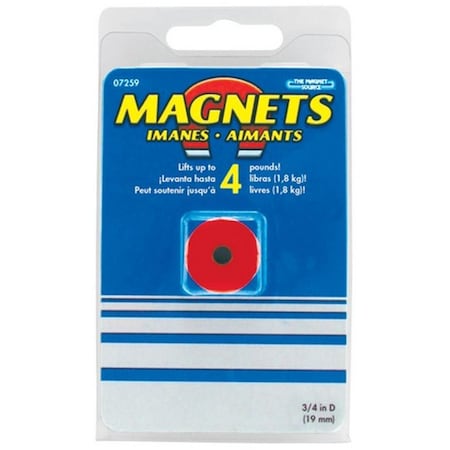 Master Magnetics 07259 0.75 in. Alnico Button Magnet 28642