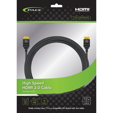 Pace Intl HDMI Cable 115-012