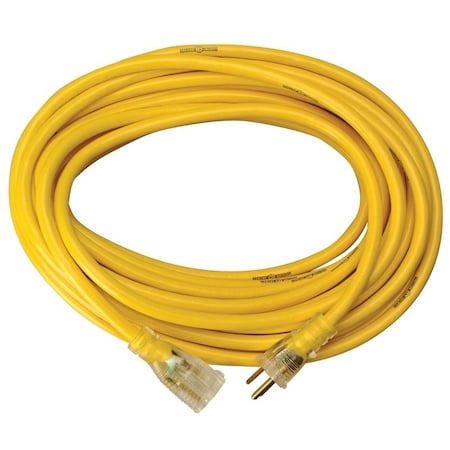 Southwire Extension Cord, 12 AWG, Outdoor, Yellow, 100 ft 2885