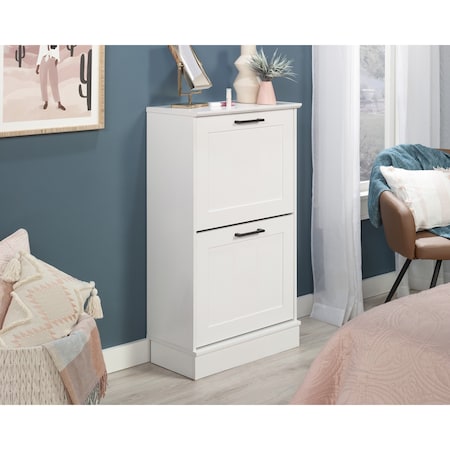 Homeplus 23in w Shoe Cabinet White 3a