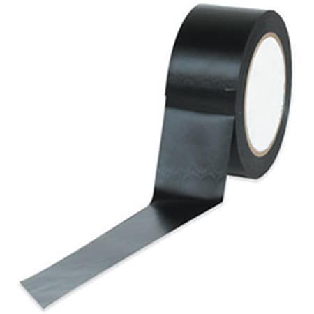 Swivel 3 in. x 36 yds. Black Solid Vinyl Safety Tape SW2208373