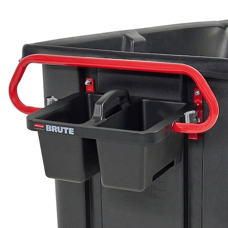 Rubbermaid Commercial Caddy, Red, Includes Handle, 14 in H 2229066