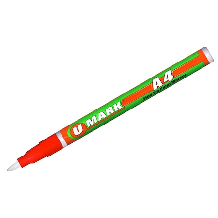 U-Mark Fine Tip Paint Marker Red, 12 PK 10104XFL
