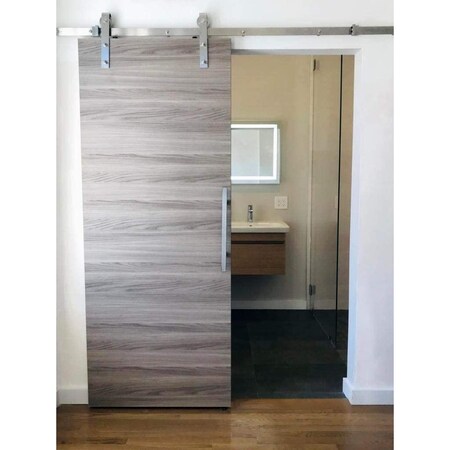 Sartodoors Slab Barn Door Panel, Planum 0010 Ginger Ash, Sturdy Finished Doors, Pocket Closet Sliding PLANUM0010S-GA-18
