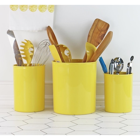 Reston Lloyd , Ltd.  3pc Plastic Utensil Holders, Lemon 21