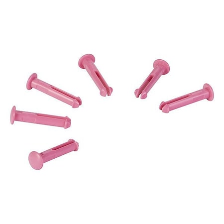 Vikan Pins for Wall Brackets, Pink 10011