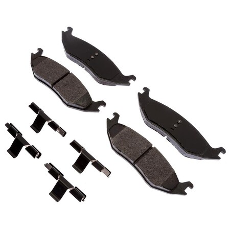 Acdelco PAD SET RR DISC BRK, Disc Brake Pad Set,  17D967MHF1