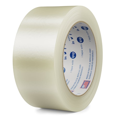 Intertape Carton Sealing Tape, 3" Thick, 2.83 in W x 55 m L, 4.36 in Core Dia., Clear 341