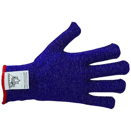 Workhorse Color-Coded Cut-Resistant Hand Protection Gloves, FDA-Compliant, A8, 13 Gauge WH A513-PRPL-MD